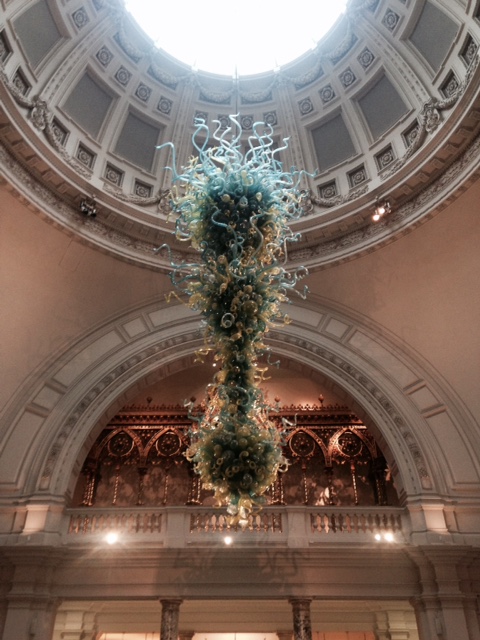 Chandelier at The V&A, London