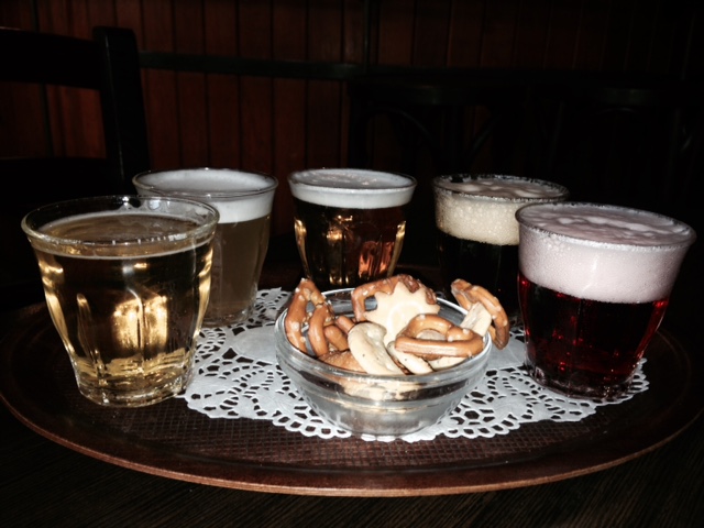 Beer tasting in Brussels, Belgium