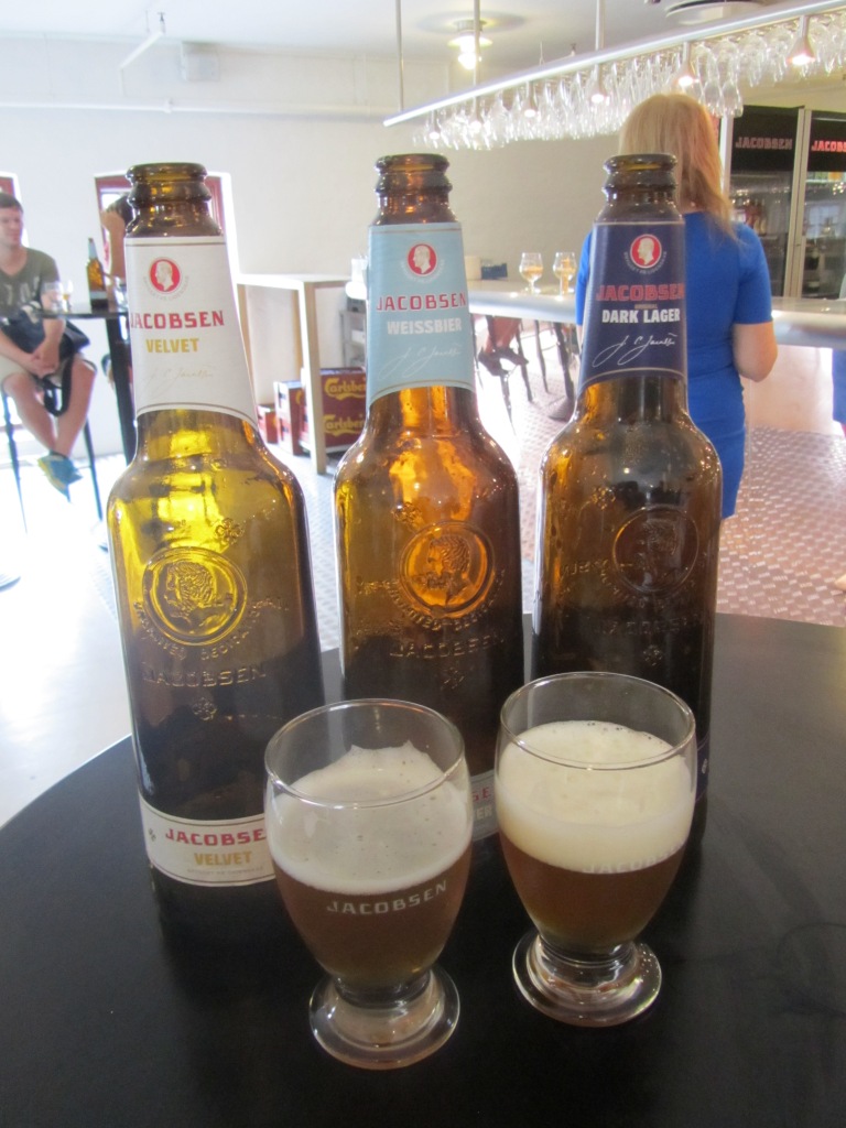 Beer tasting at Visit Carlsberg in Copenhagen, Denmark