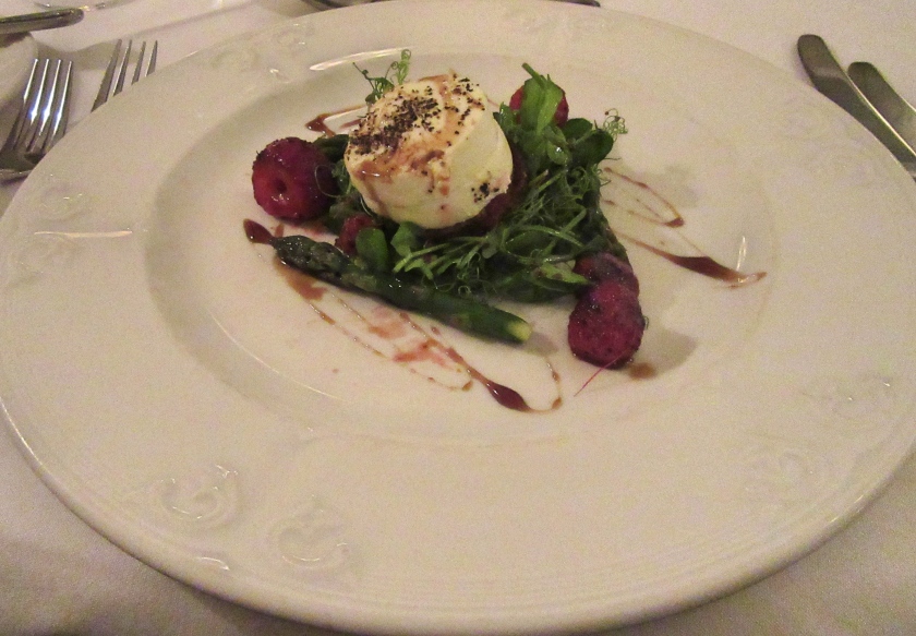 Goats Cheese Starter at The Highfield, Keswick in Cumbria 